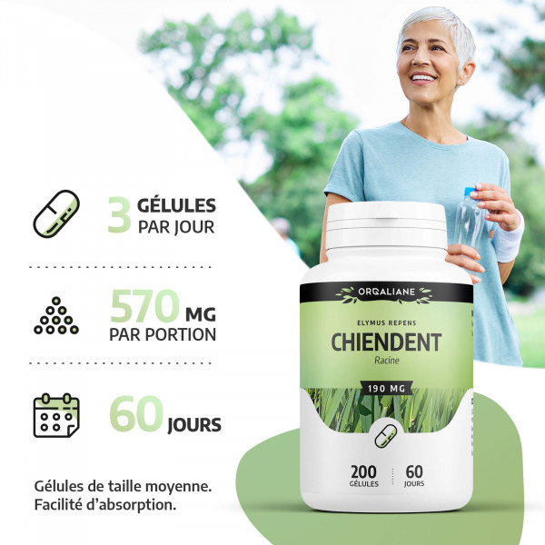 Chiendent 190 mg - Gélules