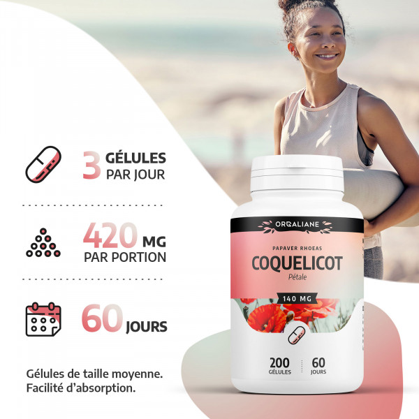 Coquelicot - 200 gélules
