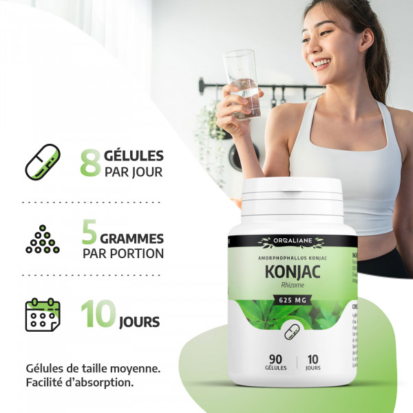 Gélules de Konjac - Minceur - Coupe Faim