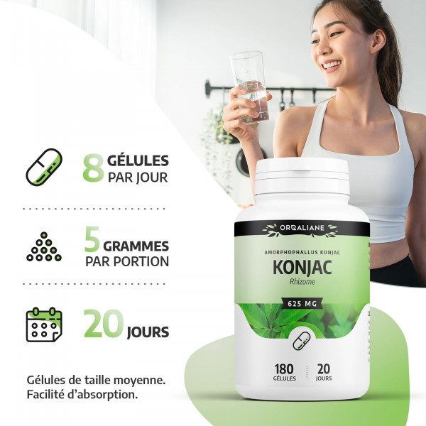 Gélules de Konjac - Minceur - Coupe Faim