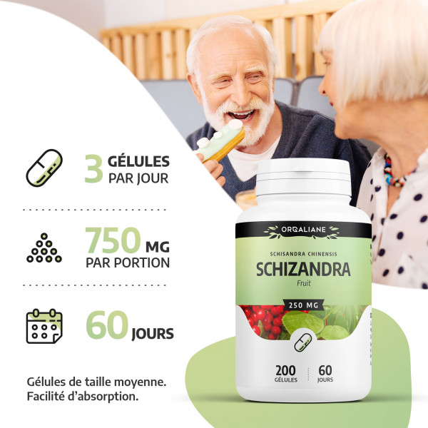 Schizandra 250mg - 200 gélules