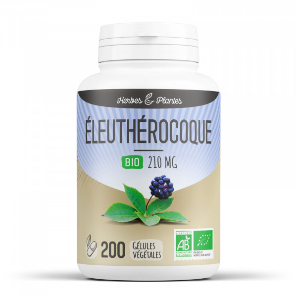 Eleuthérocoque Bio - 210 mg - Gélules végétales