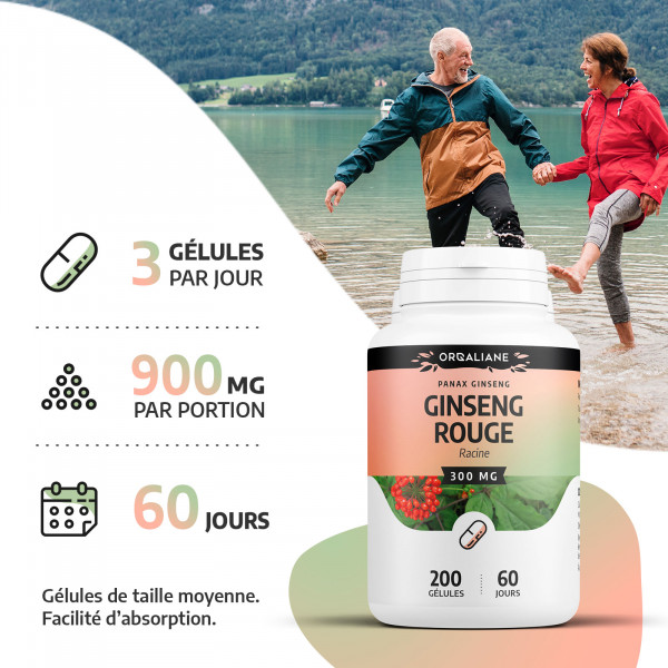 ginseng rouge 200 gélules 
