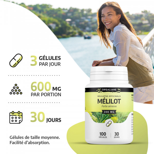 Mélilot 200 mg - Gélules