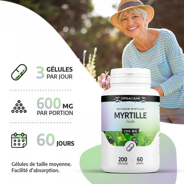 Myrtille Feuille en Gélules