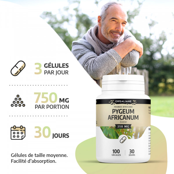 Pygeum africanum 250 mg - Gélules