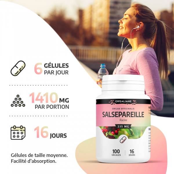Gélules de salspareille
