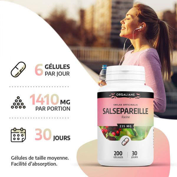 Gélules de salspareille