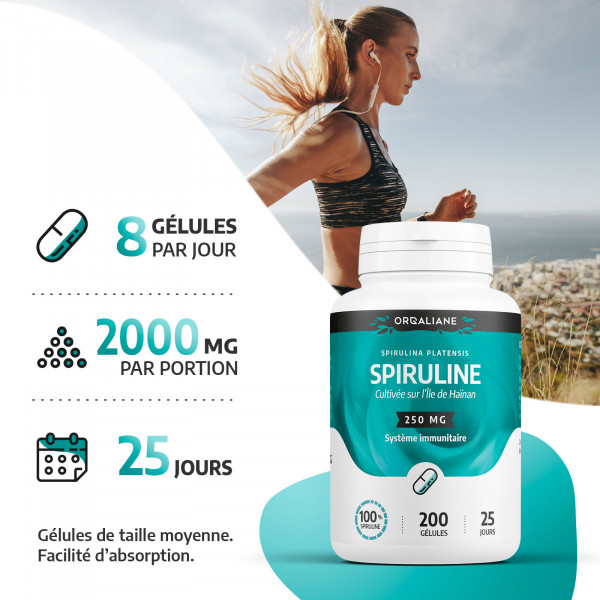 Spiruline - 200 gélules