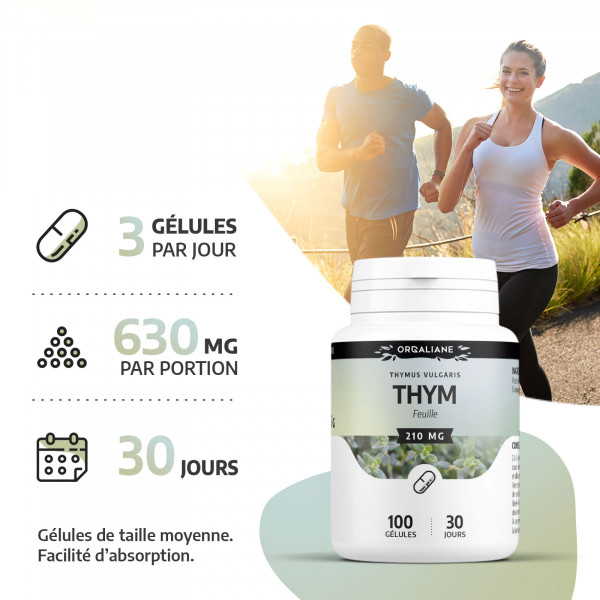 Thym - 200 gélules à 210 mg