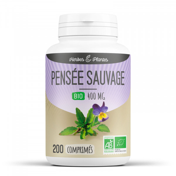 Pensée sauvage Bio - 400 mg - 200 comprimés - H&P