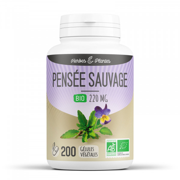 Pensée sauvage Bio - 220 mg - Gélules végétales