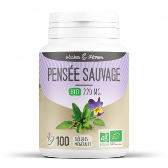 Pensée sauvage Bio - 220 mg - Gélules végétales
