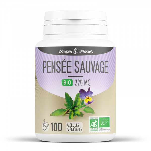Pensée sauvage Bio - 220 mg - Gélules végétales