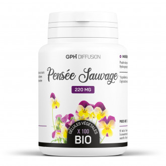 Pensée sauvage bio 200 gelules végétales à 220mg