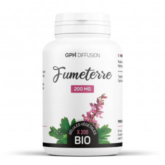 Fumeterre bio -200 gélules végétales 200mg