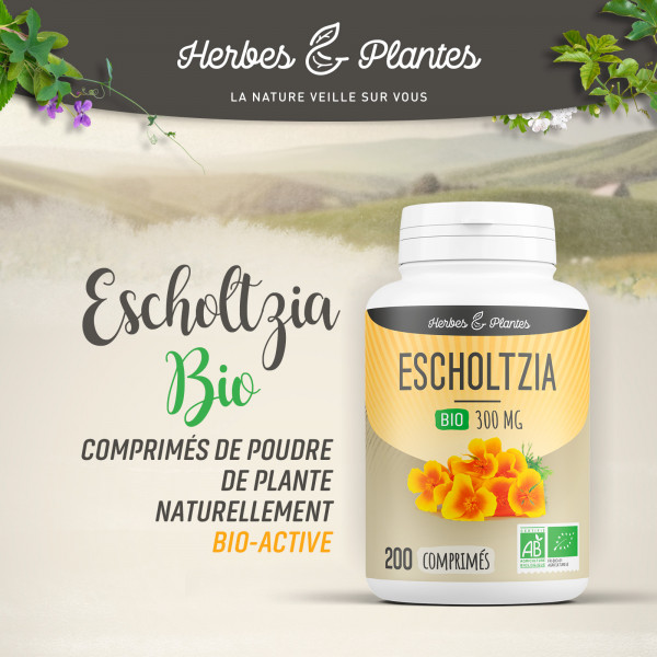 Escholtzia Bio - 300 mg - 200 comprimés - H&P