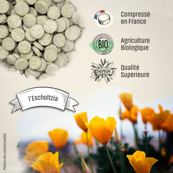 Escholtzia Bio - 300 mg - 200 comprimés - H&P