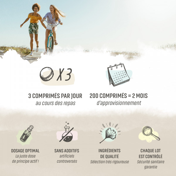 Hamamélis Bio - 400 mg - 200 comprimés - H&P
