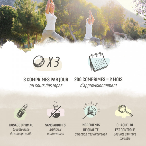 Olivier Bio - 400 mg - 200 comprimés - H&P
