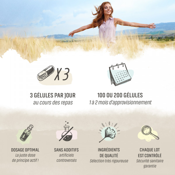 Reine des prés Bio - 215 mg - Gélules végétales