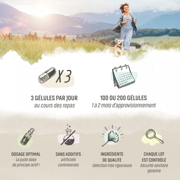 Vigne Rouge Bio - 250 mg - Gélules végétales