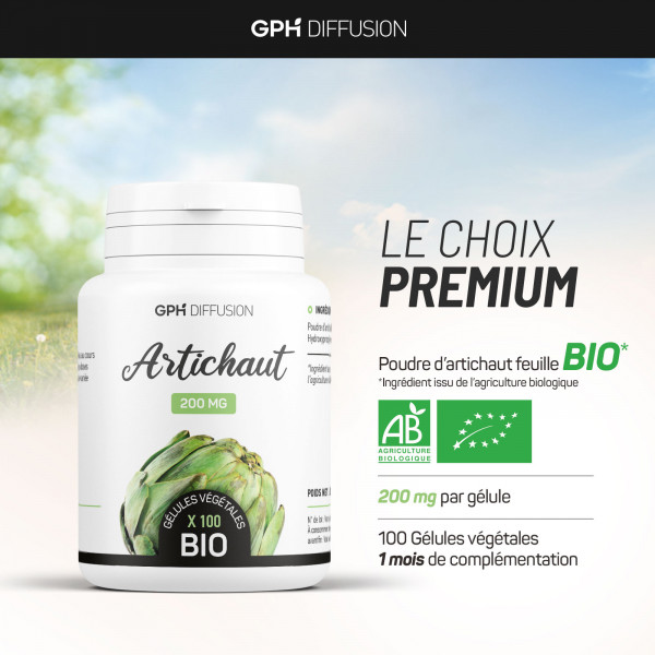 Artichaut Biologique - 200 mg
