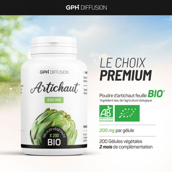 Artichaut Biologique - 200 mg