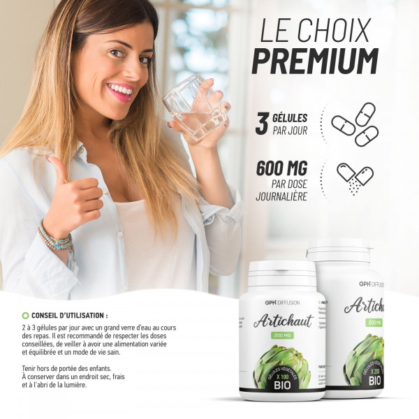 Artichaut Biologique - 200 mg
