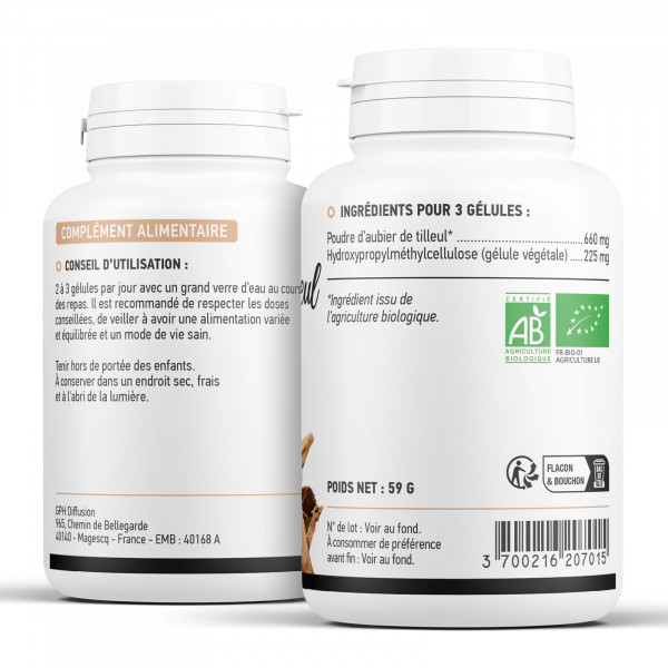 Aubier de Tilleul biologique 220 mg