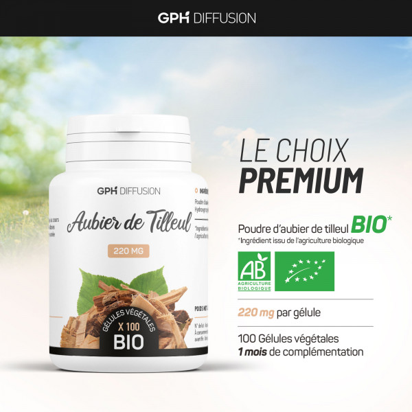 Aubier de Tilleul biologique 220 mg