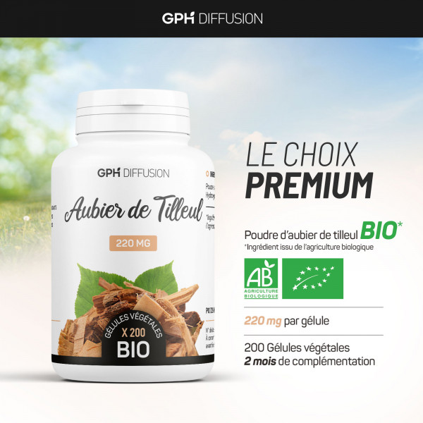 Aubier de Tilleul biologique 220 mg