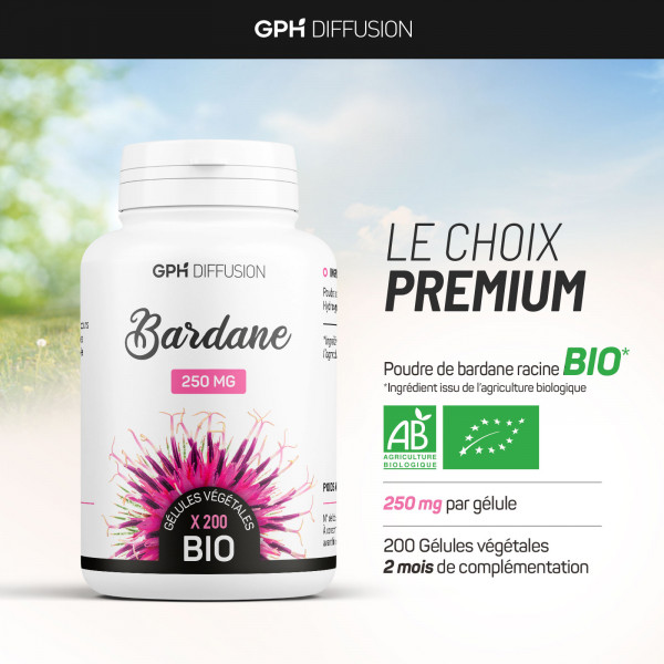 Bardane racine biologique 250 mg