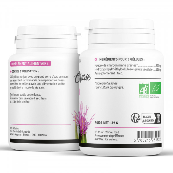 Chardon Marie biologique 300 mg