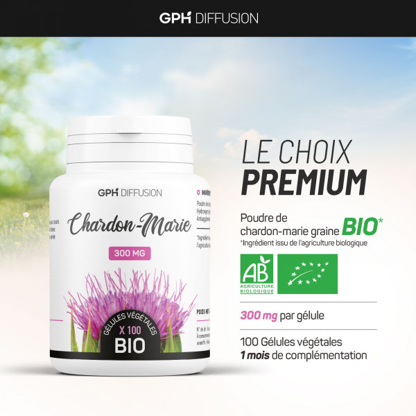 Chardon Marie biologique 300 mg