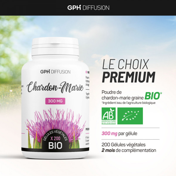Chardon Marie biologique 300 mg