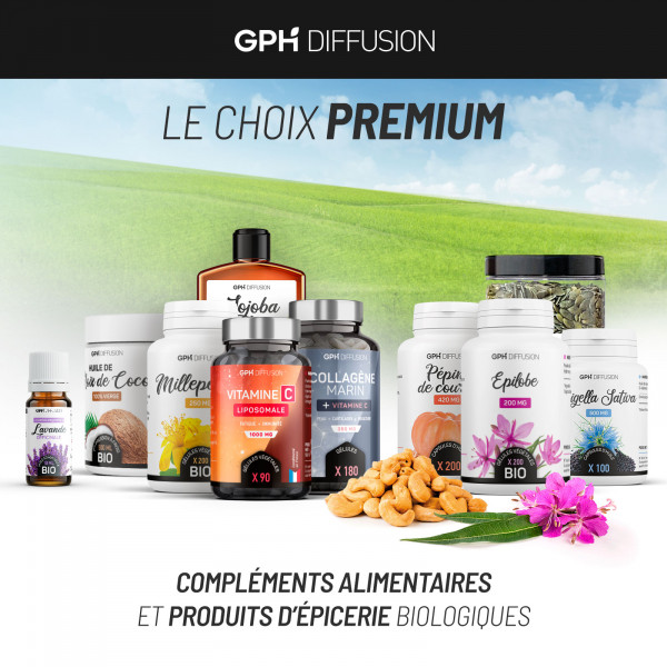 Curcuma Bio et Poivre Noir Bio - 300 mg - 200 gélules végétales