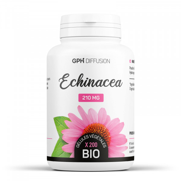 Echinacéa Bio 210 mg - 200 gélules Végétales