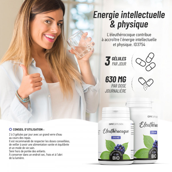 Eleutherocoque Bio 210mg 200 gelules vegetales