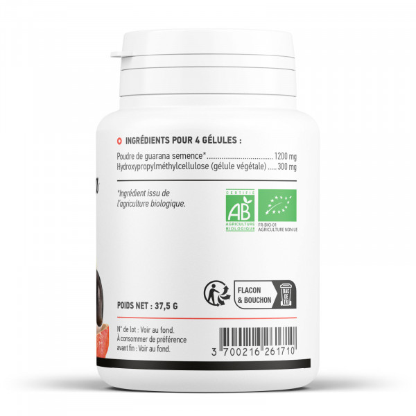 Guarana biologique 300 mg