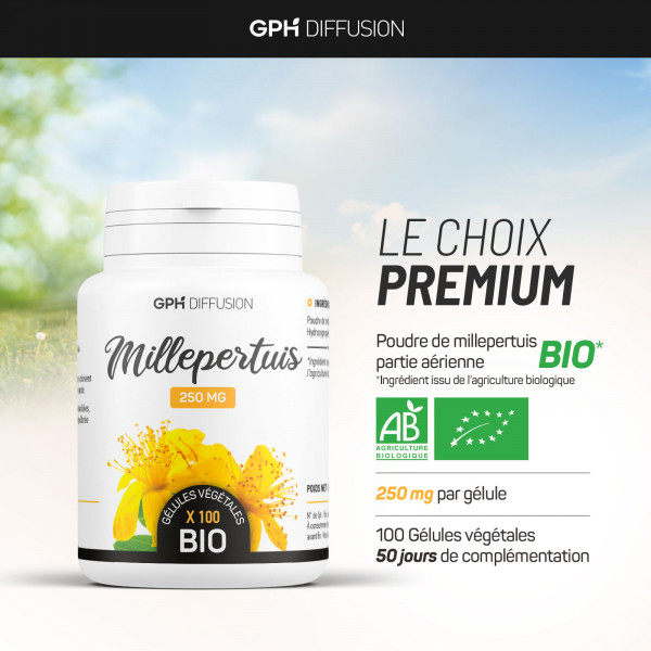 Millepertuis biologique 250 mg
