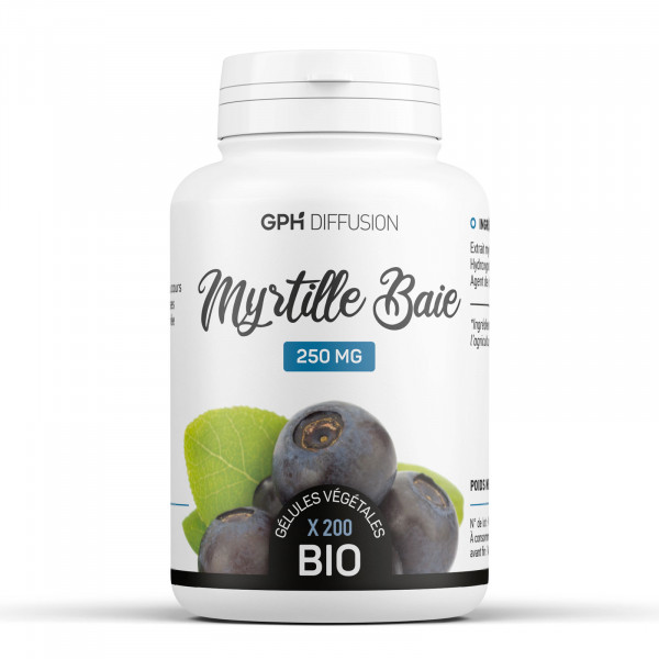 Baie de Myrtille Bio - 200 gélules