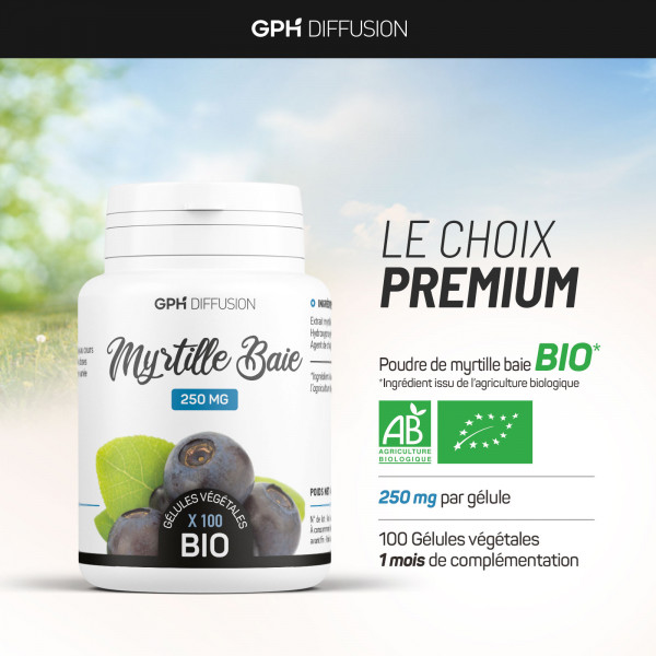 Baie de Myrtille Bio - 200 gélules