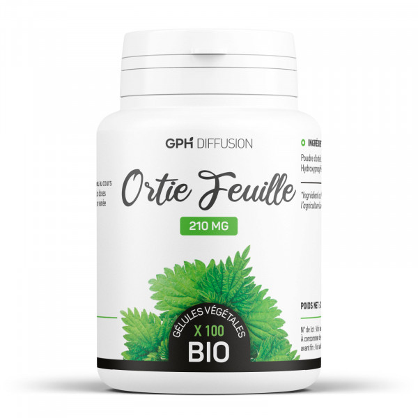 Ortie Bio Feuille - 200 gélules végétales