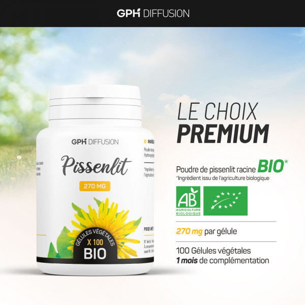 Pissenlit Bio - 200 gélules végétales
