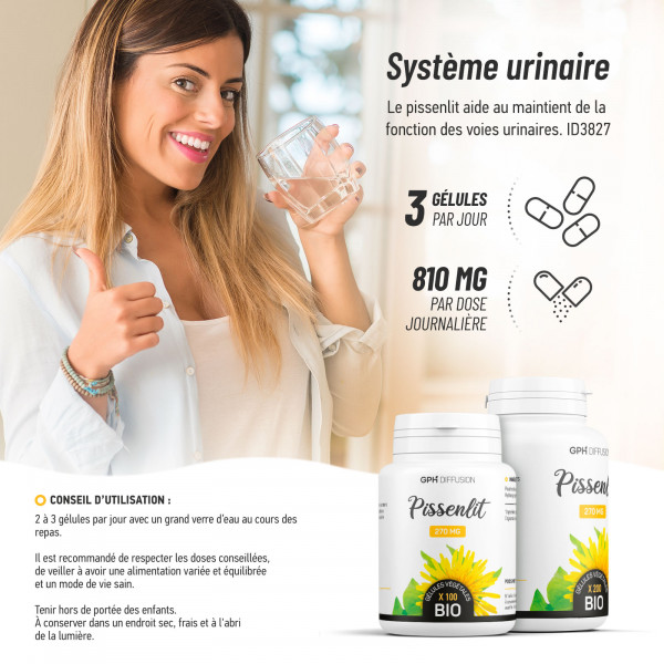 Pissenlit Bio - 200 gélules végétales