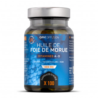 Huile de Foie de Morue - 200 capsules