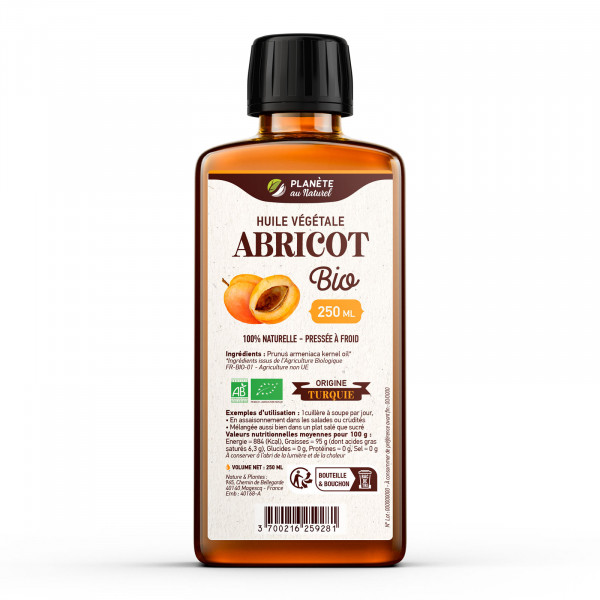 Huile de Noyau d'Abricot Bio