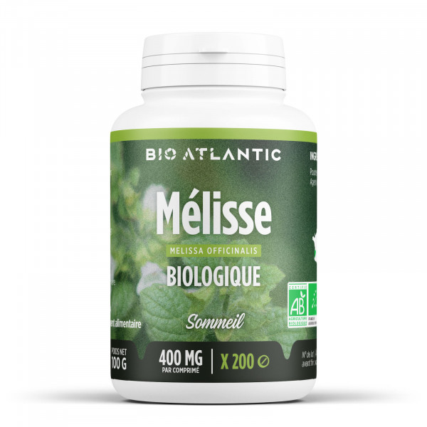 Mélisse Bio - 400mg - 200 comprimés