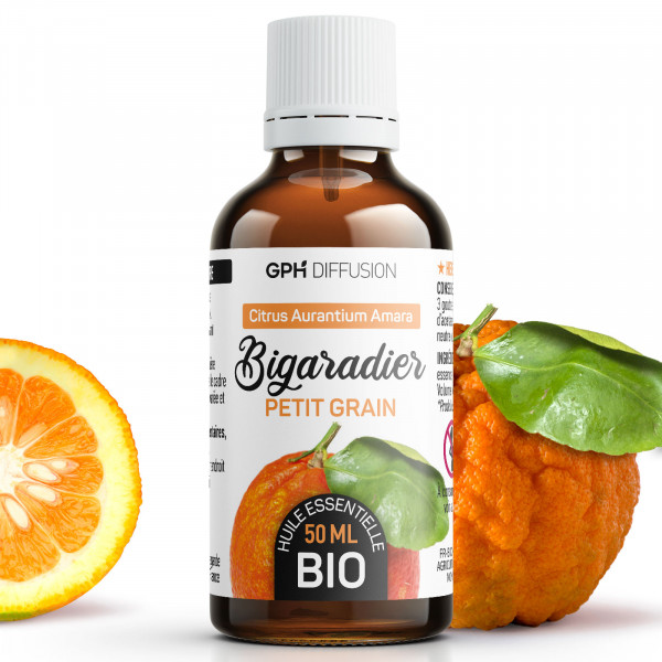 Huile essentielle de Petit grain Bigaradier Bio 